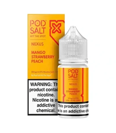 پاد سالت انبه هلو توت فرنگی Pod Salt Mango Strawberry Peach