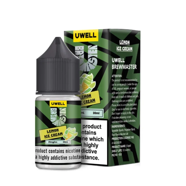 سالت یوول لیمو بستنی – Uwell Lemon Ice Cream 25mg