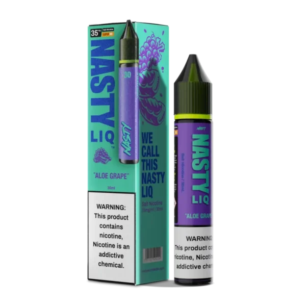 سالت نستی آلوئه‌ورا انگور – Nasty Aloe Grape Salt 35mg