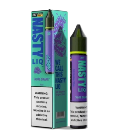 سالت نستی آلوئه‌ورا انگور – Nasty Aloe Grape Salt 35mg