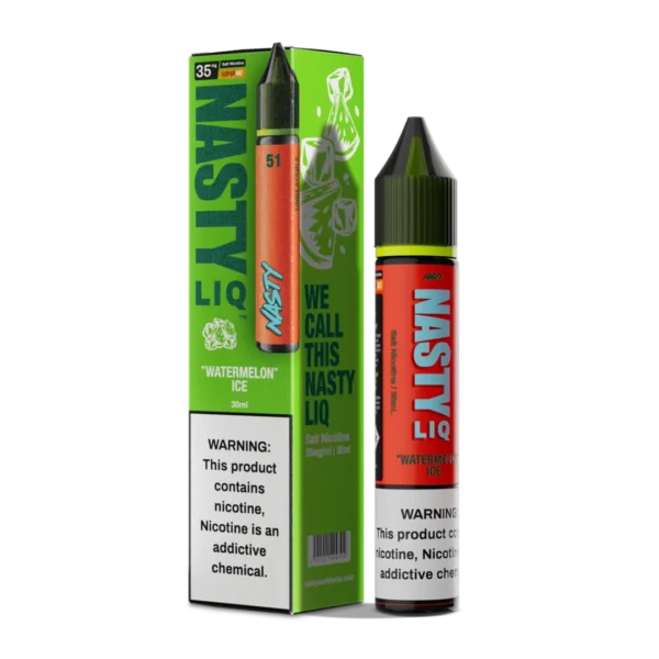 سالت نستی هندوانه یخ – Nasty Watermelon Ice 35mg