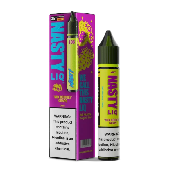 سالت نستی میکس بری انگور – Nasty Mixed Berry Grape 35mg
