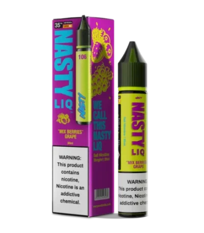 سالت نستی میکس بری انگور – Nasty Mixed Berry Grape 35mg