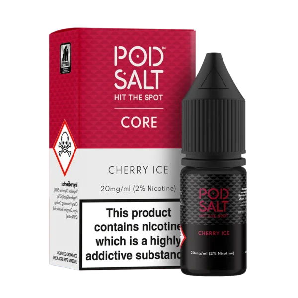 سالت نیکوتین گیلاس یخ پاد سالت Pod Salt Cherry ICED
