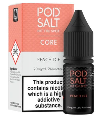 سالت نیکوتین پاد سالت هلو یخ Pod Salt Peach Ice