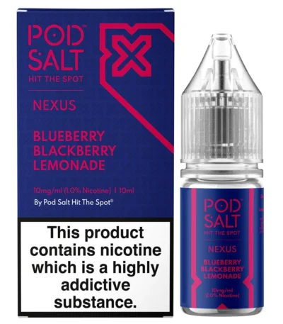 پاد سالت بلوبری بلکبری لیموناد Pod Salt Blueberry Blackberry Lemonade