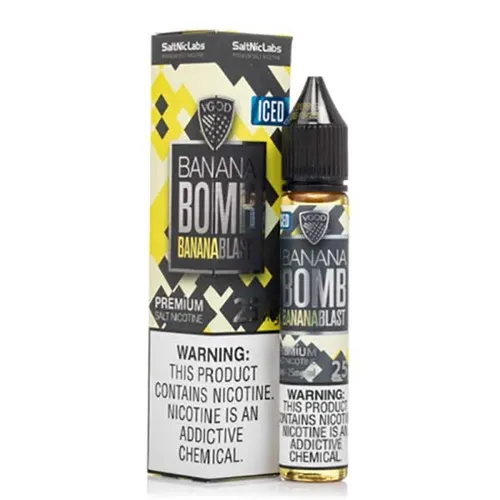سالت نیکوتین بمب موز یخ ویگاد VGOD Banana Bomb Ice