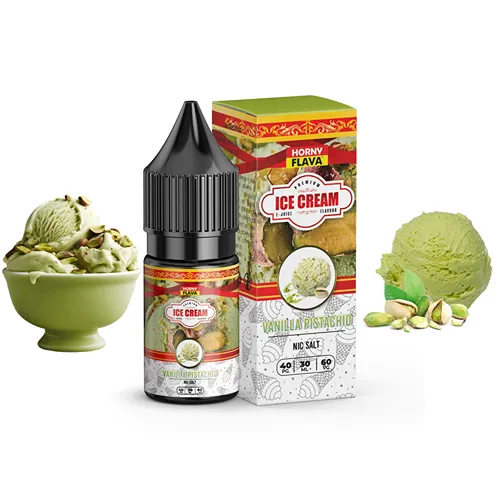 سالت هورنی بستنی وانیلی پسته ای HORNY SALT VANILLA PISTACHIO ICE CREAM