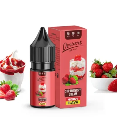 سالت هورنی توتفرنگی خامه HORNY SALT DESSERT STRAWBERRY CREAM