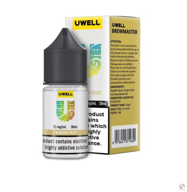 سالت یوول پشن فروت یخ – Uwell Passion Fruit Ice 25mg